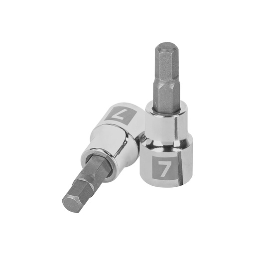 [13488] Dado punta hexagonal de 7 mm, cuadro 3/8', Truper