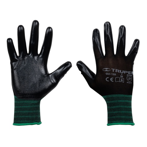 [13294] Guantes de nylon recubiertos de nitrilo, M, Truper