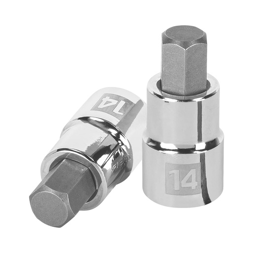 [13285] Dado punta hexagonal de 14 mm, cuadro 1/2', Truper