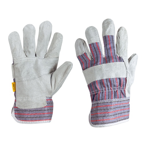 [29976] Guantes de carnaza y loneta, unitalla, Pretul