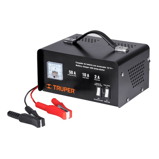 [13027] Cargador de 50 A para baterías de 12 V, Truper