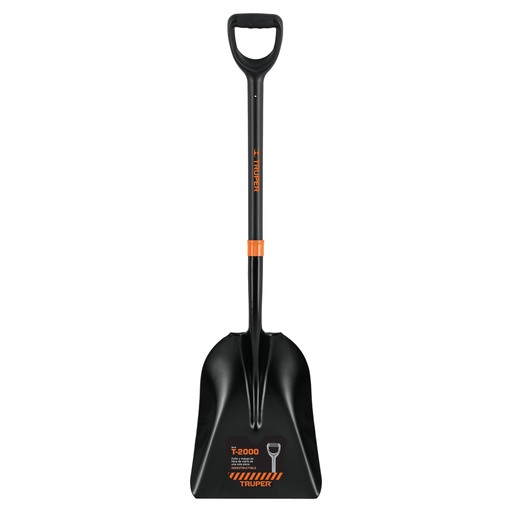 [102459] Pala carbonera T-2000, puño 'Y' mango fibra de vidrio Truper