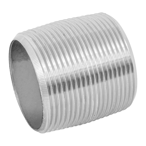[48790] Niple de acero galvanizado 1-1/2' cuerda corrida, Foset