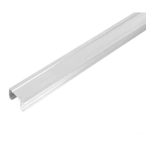[48973] Riel superior  'JJ' de aluminio para puerta corrediza 3 m