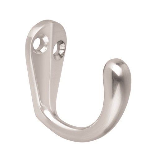 [48353] Gancho sencillo tipo perchero, níquel satinado, Hermex