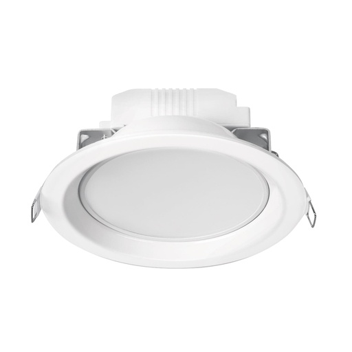 [48347] Luminario LED empotrado redondo de 6 W, luz de día, Volteck