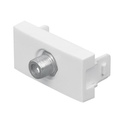 [48326] Toma de televisión, línea Oslo, color blanco, Volteck