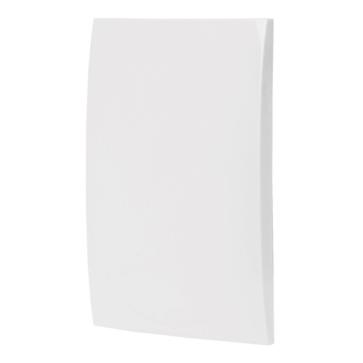 [48306] Placa de ABS ciega, línea Oslo, color blanco, Volteck