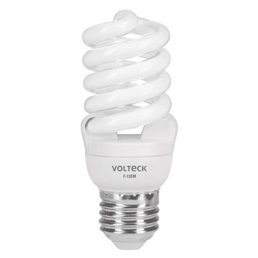 [48504] Lámpara espiral mini T2 13 W luz de día en blíster, Volteck