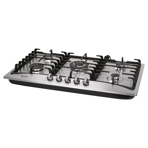 [48407] Parrilla de gas empotrable 5 quemadores, acero inox, Foset