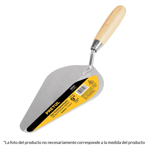 [20541] Cuchara para albañil 6' tipo centroamericana, Pretul