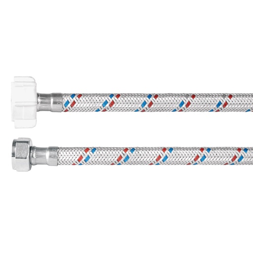 [49593] Manguera WC, aluminio, 1/2'x7/8', 50 cm, plást/metál, Basic