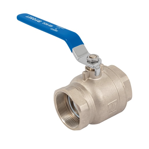 [49480] Válvula de esfera, de latón, roscable, 2', alta presión