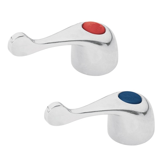 [49455] Juego de 2 manerales metálicos tipo palanca p/lavabo, Basic