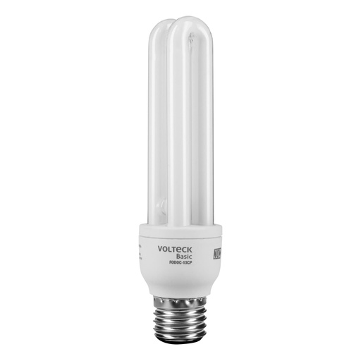 [20110] Lámpara doble T4 13 W luz cálida en caja, Volteck