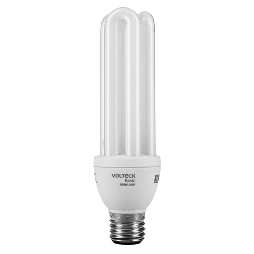 [20102] Lámpara triple T4 24 W luz cálida en caja, Volteck