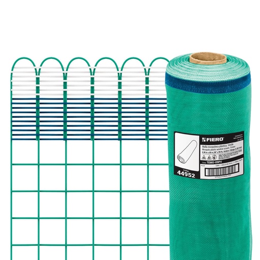 [44952] Rollo de 30 m x 0.9 m de malla mosquitera plástica verde