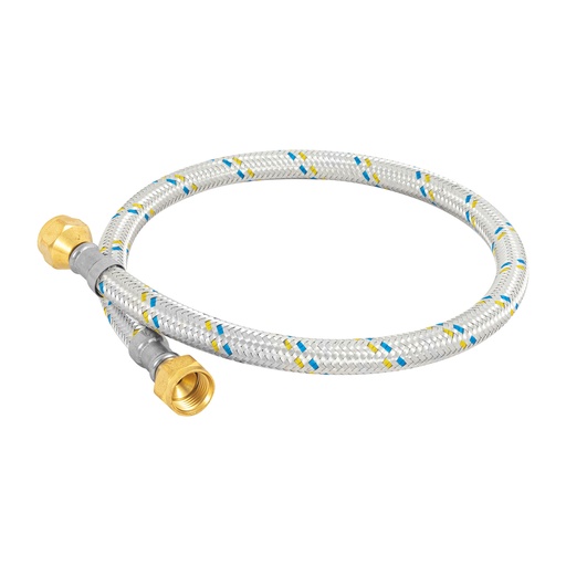 [49137] Manguera para gas, aluminio, 3/8' x 3/8', 60 cm, Foset
