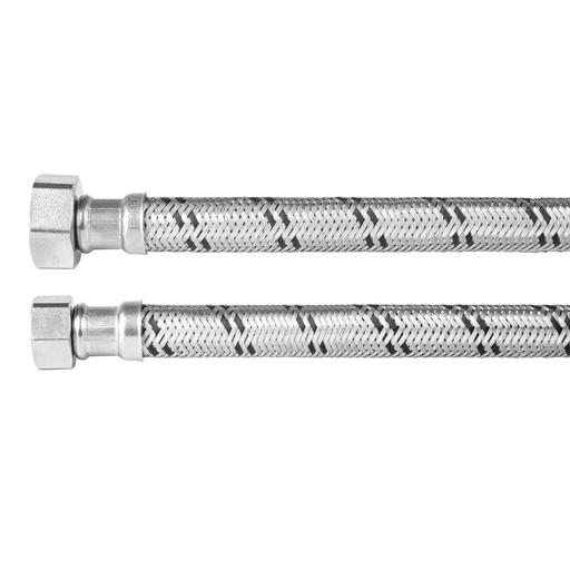 [49132] Manguera para boiler, acero inox, 1/2'x3/4', 60 cm, Foset
