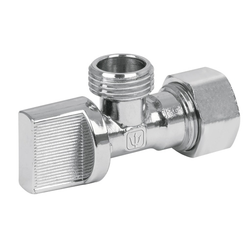 [49108] Llave angular de latón 1/2 x 1/2' para CPVC, tipo barrilito