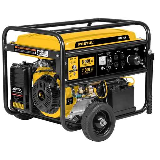 [26036] Generador portátil 8 kW motor a gasolina, Pretul