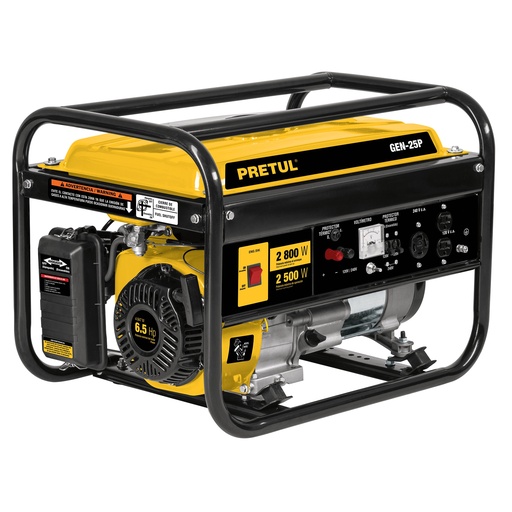 [26034] Generador portátil 2.8 kW motor a gasolina, Pretul