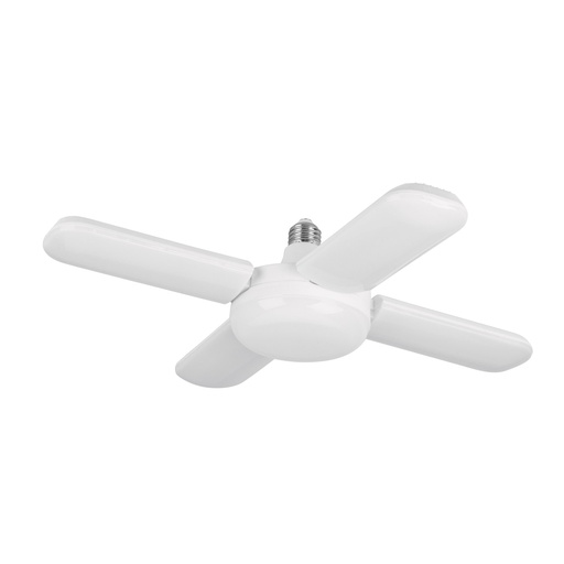 [26125] Lámpara LED 40W tipo ventilador, 4 aspas ajustables, Volteck