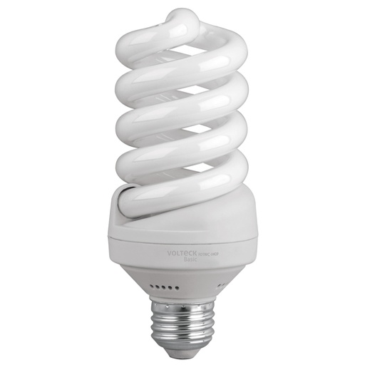 [26111] Lámpara espiral T4 24 W luz cálida en caja, Volteck