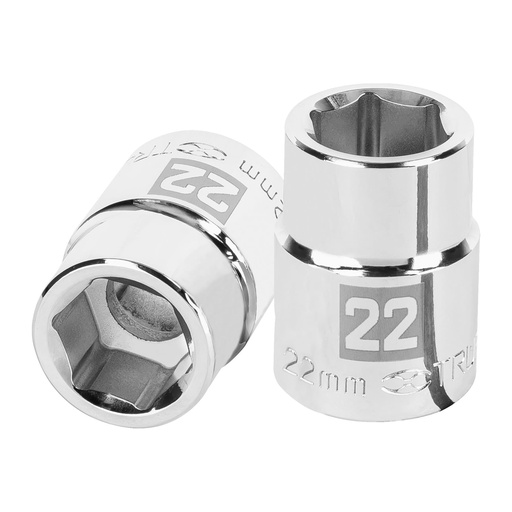 [14969] Dado de 22 mm, 6 puntas, cuadro 3/4', Truper