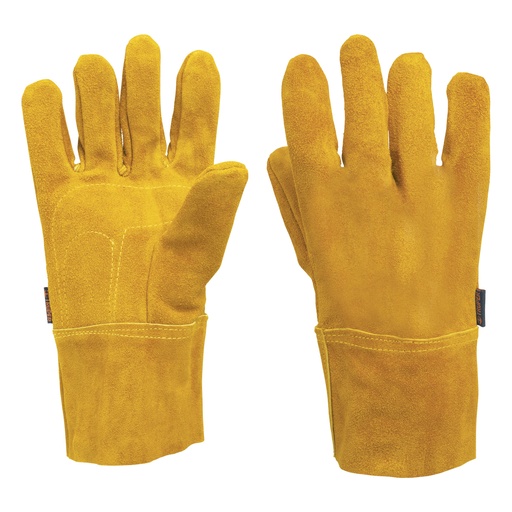 [14241] Guantes de carnaza, cortos, unitalla, Truper