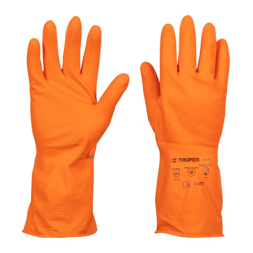 [14263] Guantes de látex para limpieza, grandes, Truper