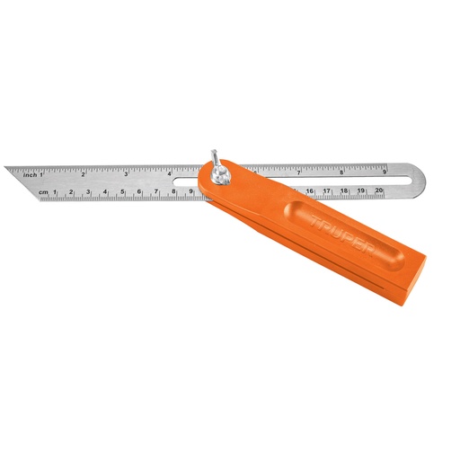 [14382] Escuadra falsa d/acero inoxidable 19cm / 6' con mango de ABS