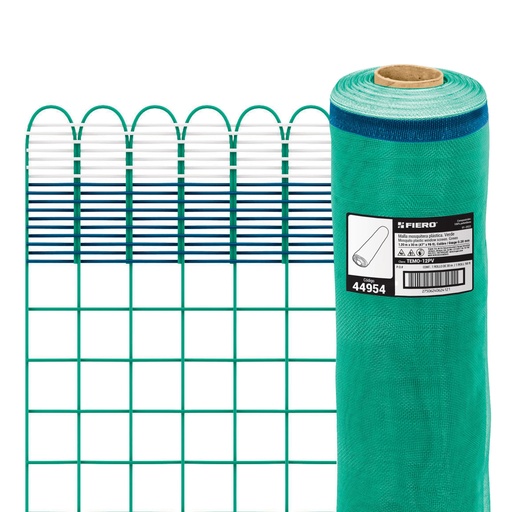 [44954] Rollo de 30 m x 1.2 m de malla mosquitera plástica verde