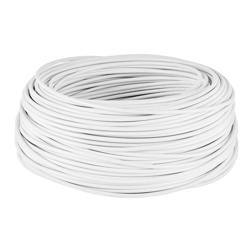 [46056] Rollo de 100 m de cable THHW-LS 12 AWG blanco, Volteck